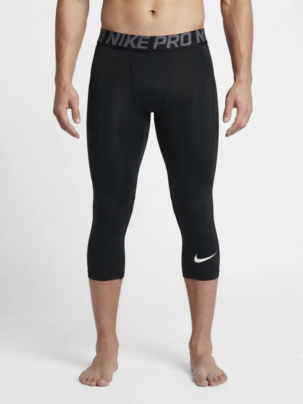 Nike Pro Men's Black 3/4 Compression Tights